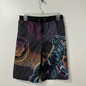Boys Black Panther swim trunk